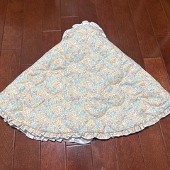 花柄ポンチョ　70-80の画像