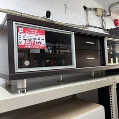 ローボード　テレビ台　ダークブラウンの画像