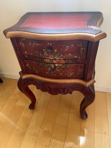 アンティーク調 コーナーテーブル