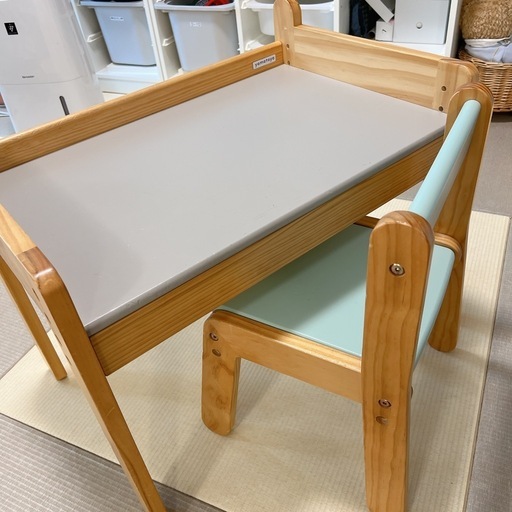 キッズデスク 大和屋 yamatoya norstaノスタ リトルデスク・チェア　セット