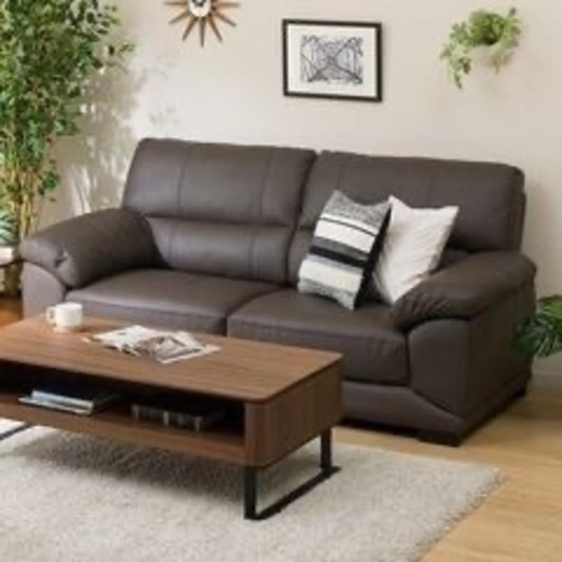 ✳︎確定✳︎
本革ソファ 　ニトリ(C1DBR)