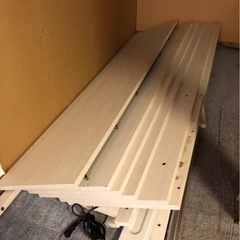 【DIY 廃材】コアラマット用のベッドフレームの木材の画像