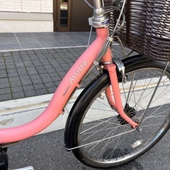 大阪府　BRIDGESTONE Assist 電動アシスト自転車 ピンク 大阪府 BRIDGESTONE Assist 電動アシスト自転車 ピンク 大阪府