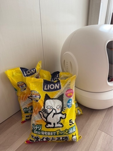【美品】PETKIT 自動猫トイレ（スマホ管理・センサー付き）