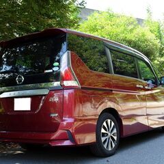 車検満タン セレナハイブリッド ハイウェイスター プロパイロット エマージェンシーブレーキ ナビ フルセグTV Bluetooth フリップダウンモニター アラウンドビューモニター 両側パワスラ インテリキー LEDライト ETCの画像