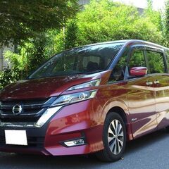 車検満タン セレナハイブリッド ハイウェイスター プロパイロット エマージェンシーブレーキ ナビ フルセグTV Bluetooth フリップダウンモニター アラウンドビューモニター 両側パワスラ インテリキー LEDライト ETCの画像