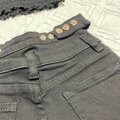 黒ホットパンツ　Mサイズの画像