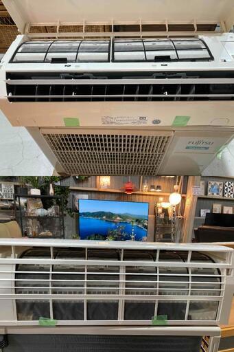 F7★FUJITSU★富士通 AS-V28K-W 2.8kw 2020年 8～10畳 リモコン付き エアコン ノクリアシリーズ 加熱除菌機能付き 福島 郡山市★直接渡しOK★