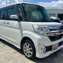 【支払総額20.8万円】一番人気パールホワイト タントカスタム車検令和8年5月機関良好 内外装良好 修復歴無し エアコンバッチリ♩の画像