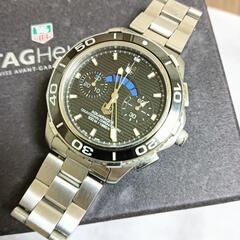 美品55万。TAG HEUER アクアレーサー　自動巻きクロノグラフ　カウントダウン　500m防水 腕時計の画像