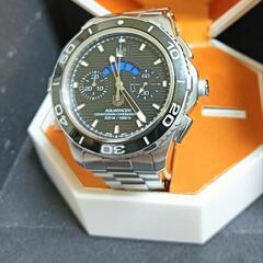 美品55万。TAG HEUER アクアレーサー　自動巻きクロノグラフ　カウントダウン　500m防水 腕時計の画像