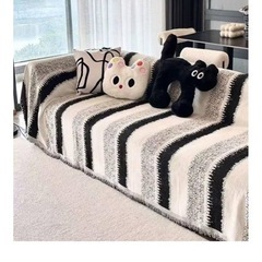 美品　ねこクッション　ソファカバーの画像