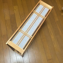 木製スクエア型ペンダントライト　和室照明　レトロの画像