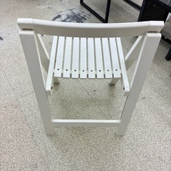 リユースのサカイ東金店　ガーデンチェア　白　TJ14499の画像