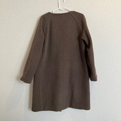 coen ノーカラーコートの画像
