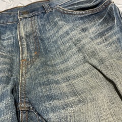 ユニクロ　デニムハーフパンツ　メンズMサイズの画像