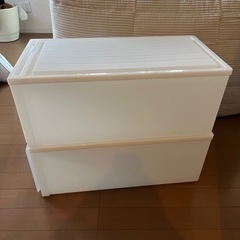 衣装ケース【2個セット】の画像