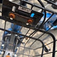 子ども　自転車　ジープ　jeep 青の画像