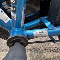 子ども　自転車　ジープ　jeep 青の画像