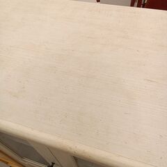 ★リユースのサカイ千葉中央店★期間限定割引有  食器棚 アイボリー H119×D39×W59 クリーニング済み TC4510           　の画像