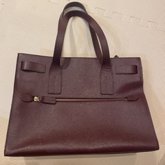 LANVIN ボルドー ショルダーバッグの画像