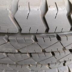 タイヤ代工賃全部込み! 165/80R14 91/90N グットイヤー中古LTタイヤ4本セット!の画像