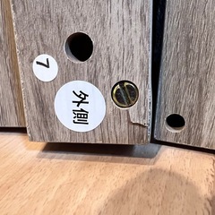RASIK ベッド セミダブル ステージタイプ フレームのみ グレージュ ロータイプ コンセント付き 解体済み要組立ての画像