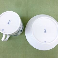 未使用■マイセン Meissen ブルーオニオン コーヒーカップ＆ソーサー 800101/55895 180ml 1客 C&S 札幌 西区 西野店の画像