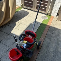 ミッキー マウス 三輪車 シェード付の画像