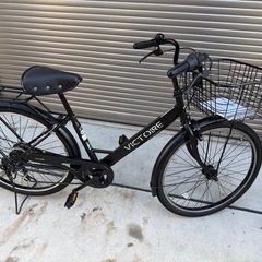 ★中古美品！2025年製DCM 中古自転車　ヴィクトワール  26インチ　外装6段　オートライト シティサイクルの画像