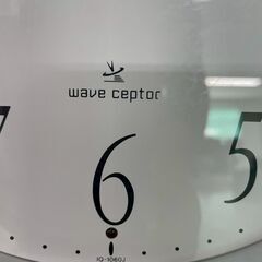 CASIO 壁掛け電波時計 カシオ 掛け時計 電波時計 ホワイト 白 アナログ WAVE CEPTER 時計 クロック IQ-1060J Y2200の画像