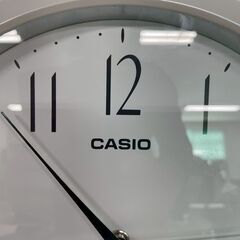 CASIO 壁掛け電波時計 カシオ 掛け時計 電波時計 ホワイト 白 アナログ WAVE CEPTER 時計 クロック IQ-1060J Y2200の画像