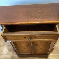 イタリア象嵌ウォールキャビネット【町田市再生家具】　251651の画像