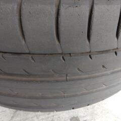 タイヤ代工賃全部込み! 235/40R18 ヨコハマADVAN SPOrt V105 中古タイヤ2本セット!の画像