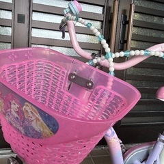 ディズニープリンセス　18インチ　自転車の画像