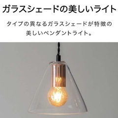 ペンダントライト　電球付の画像
