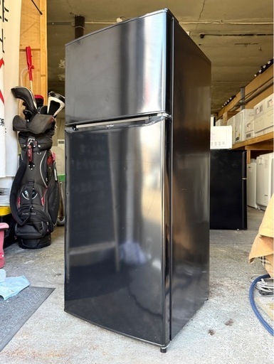 札幌市内配送可 20年製 Haier ハイアール 130L 2ドア冷蔵庫 JR-N130A 右開き ブラック