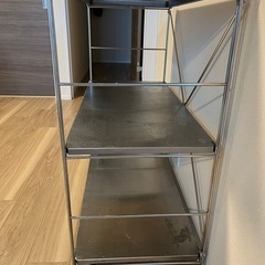 ステンレスユニットシェルフ＿ワイド小(無印良品)
の画像