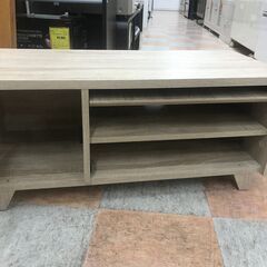 【ジャングルジャングル石川金沢店】テレビ台 木目調 ホワイト W80×D35×H35cm ※クリーニング済み												の画像