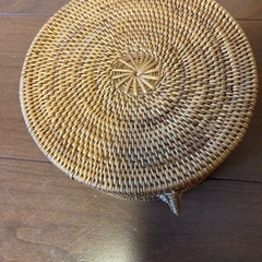 （受け渡し予定者決定）カゴの小物入れの画像