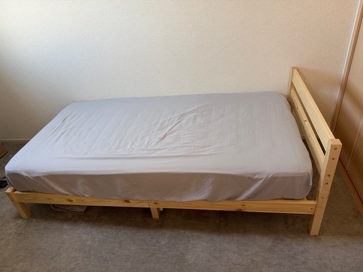 シングルベッドフレーム  マットレスセット