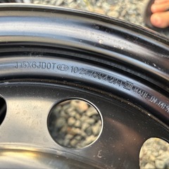 ヤリス純正スチール
ホイール4本セットの画像