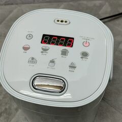 【VERSOS】 マイコン炊飯器 VS-KE02W ホワイト コンパクト多機能炊飯器 2合炊き STELLA ステラ 炊飯器 A0342の画像