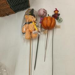 0907-130 ハロウィン　園芸用　ピックセットの画像