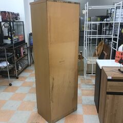 【ｼﾞｬﾝｸﾞﾙｼﾞｬﾝｸﾞﾙ金沢店】  食器棚 木目/ﾅﾁｭﾗﾙ W60×D42×H176 クリーニング済み												の画像