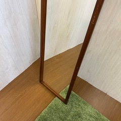 【リユース☆エコちょっぷ】ヴィンテージ　木製姿見の画像
