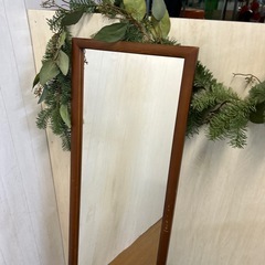 【リユース☆エコちょっぷ】ヴィンテージ　木製姿見の画像