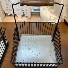 お取引相手が決まりました。IKEA アイアンかご　中古の画像