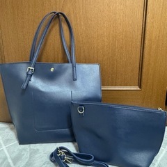 バッグインバッグ付きトートバッグの画像