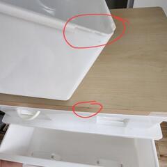 衣装ケース4段 衣装棚 木目調天板チェストの画像
